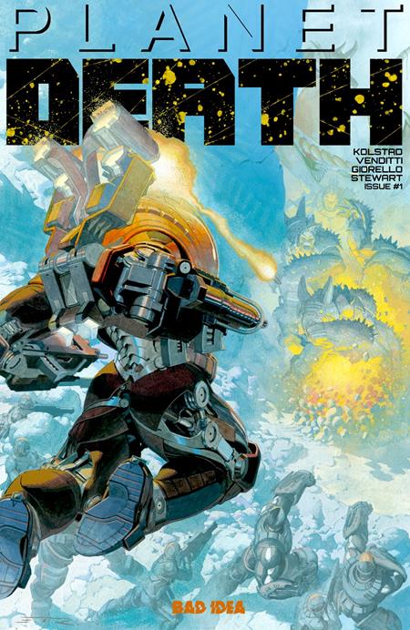 PLANET DEATH #1 (OF 4) CVR D INC 1:20 ESAD RIBIC VAR BAD IDEA Derek Kolstad, Robert Venditti Tomas Giorello Esad Ribic PREORDER