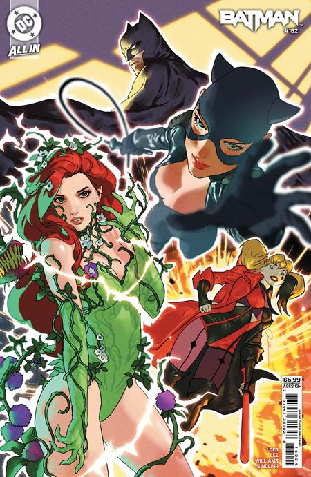 Batman, Vol. 3 162 Comic Gerald Parel Gotham City Sirens Variant DC Comics 2025