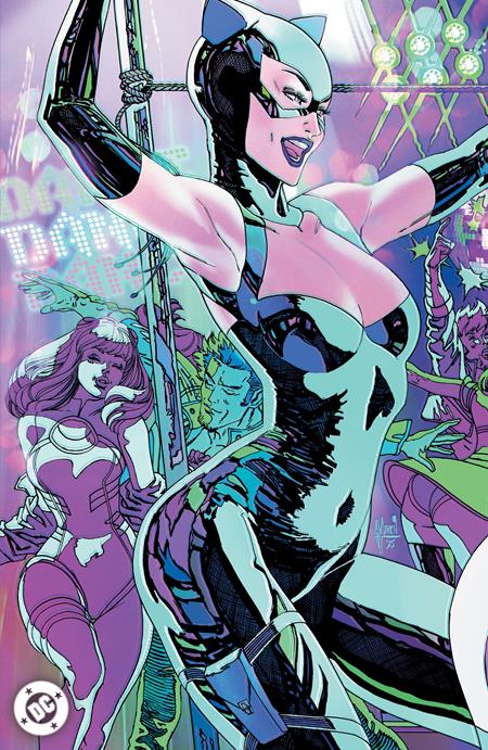 Gotham City Sirens: Unfit for Orbit #1 (Cvr E) (2025) Guillem March Connecting Kalanorian Foil Variant