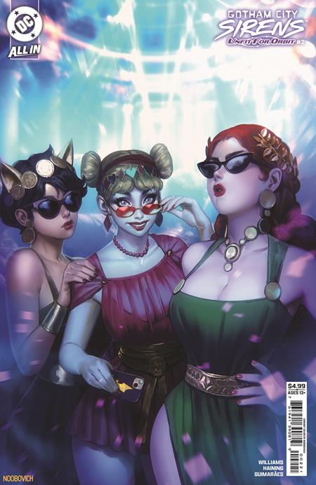 Gotham City Sirens: Unfit for Orbit #2 (Cvr B) (2025) Noobovich Variant