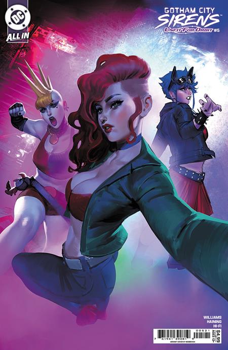 Gotham City Sirens: Unfit for Orbit 5 Comic Noobovich Variant DC Comics 2025
