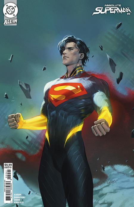 ABSOLUTE SUPERMAN #9 CVR B LESLEY LEIRIX LI CARD STOCK VAR DC Comics Jason Aaron Rafa Sandoval Lesley Leirix Li PREORDER