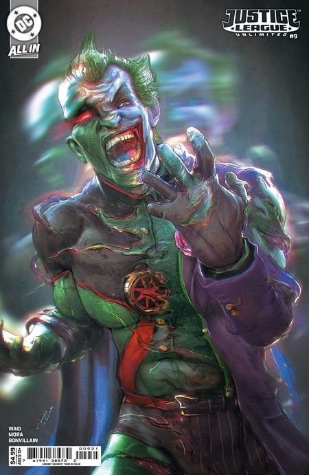 JUSTICE LEAGUE UNLIMITED #9 CVR C TIAGO DA SILVA CARD STOCK VAR (WE ARE YESTERDAY) DC Comics Mark Waid Dan Mora Tiago Da Silva PREORDER