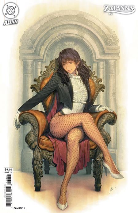 ZATANNA #6 (OF 6) CVR C HOMARE CARD STOCK VAR DC Comics Jamal Campbell Jamal Campbell Homare PREORDER