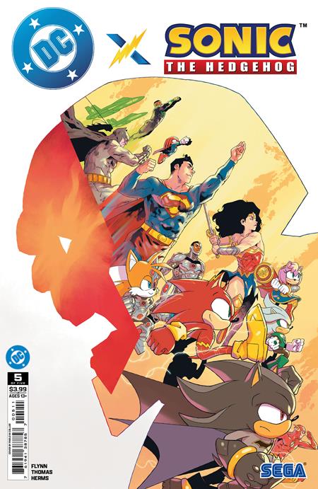 DC X Sonic The Hedgehog 5 Comic Pablo M Collar DC Comics 2025