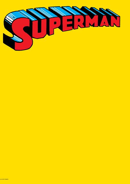 Superman, Vol. 1 1 Comic Facsimile 2025 Blank Variant DC Comics 2025