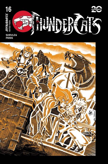 THUNDERCATS #16 CVR G KEN HAESER TMNT HOMAGE VAR DYNAMITE Entertainment Declan Shalvey Drew Moss Ken Haeser PREORDER