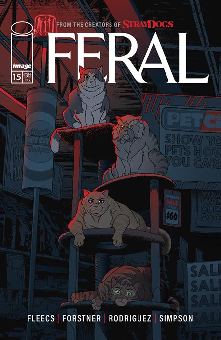 FERAL #15 CVR A TONY FLEECS & TRISH FORSTNER Image Comics Tony Fleecs Trish Forstner, Tone Rodriguez, Brad Simpson Tony Fleecs, Trish Forstner PREORDER
