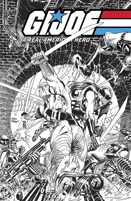 G.I. Joe: A Real American Hero 2023 (Image) #318 (Cvr B) (2025) Andy Kubert B&w Variant