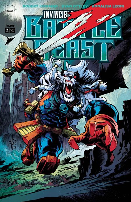 Invincible Universe: Battle Beast 4 Comic 1:25 Jason Howard Incentive Image Comics 2025