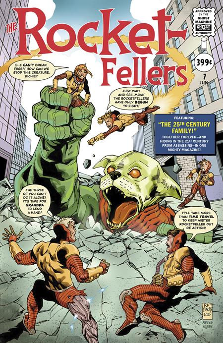 ROCKETFELLERS #7 CVR D RAMON BACHS FANTASTIC FOUR HOMAGE VAR Image Comics Peter J. Tomasi, Francis Manapul Francis Manapul, Siya Oum, John Kalisz Ramon Bachs PREORDER