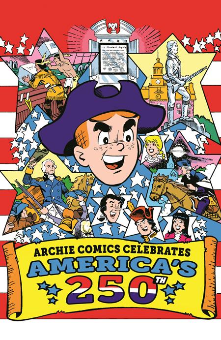 ARCHIE COMICS CELEBRATES AMERICAS 250TH (ONE SHOT) CVR B STAN GOLDBERG LIFE WITH ARCHIE RETRO FULL ART VAR Archie Comics Publications Various Various Stan Goldberg PREORDER