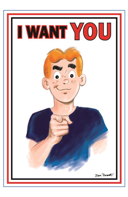 ARCHIE COMICS CELEBRATES AMERICAS 250TH (ONE SHOT) CVR C DAN PARENT UNCLE SAM POSTER ART VAR Archie Comics Publications Various Various Dan Parent PREORDER