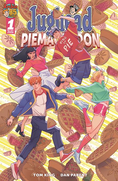 JUGHEAD PIEMAGEDDON (ONE SHOT) CVR D MARGUERITE SAUVAGE VAR Archie Comics Publications Tom King Dan Parent, Rich Koslowski, Jack Morelli, Rosario Tito Pena Marguerite Sauvage PREORDER