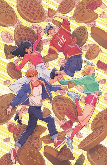 JUGHEAD PIEMAGEDDON (ONE SHOT) CVR J MARGUERITE SAUVAGE FOIL FULL ART VAR Archie Comics Publications Tom King Dan Parent, Rich Koslowski, Jack Morelli, Rosario Tito Pena Marguerite Sauvage PREORDER