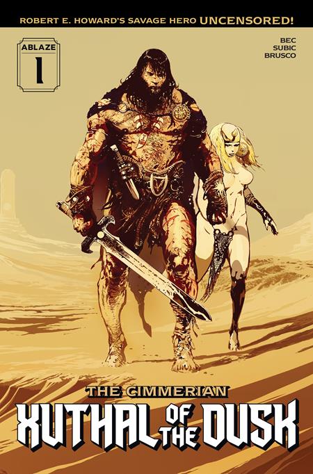 The Cimmerian: Xuthal Of The Dusk 1 Comic Stevan Subic Variant Ablaze 2026