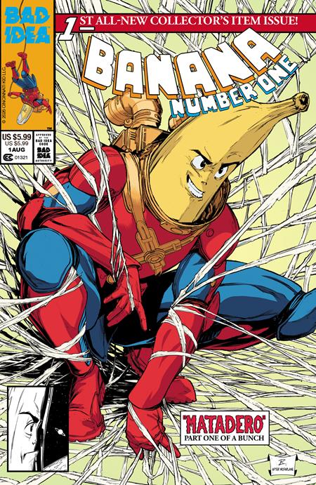 BANANA NUMBER ONE #1 (ONE SHOT) CVR F INC 1:20 RAYMOND GAY HOMAGE VAR BAD IDEA Joshua Dysart Kevin Maguire Raymond Gay PREORDER