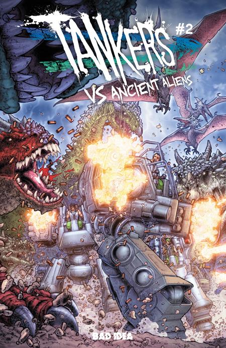 TANKERS VS ANCIENT ALIENS #2 (OF 4) CVR C JUAN JOSE RYP VAR BAD IDEA Robert Venditti Tomas Giorello, Juan Gedeon Juan Jose Ryp PREORDER