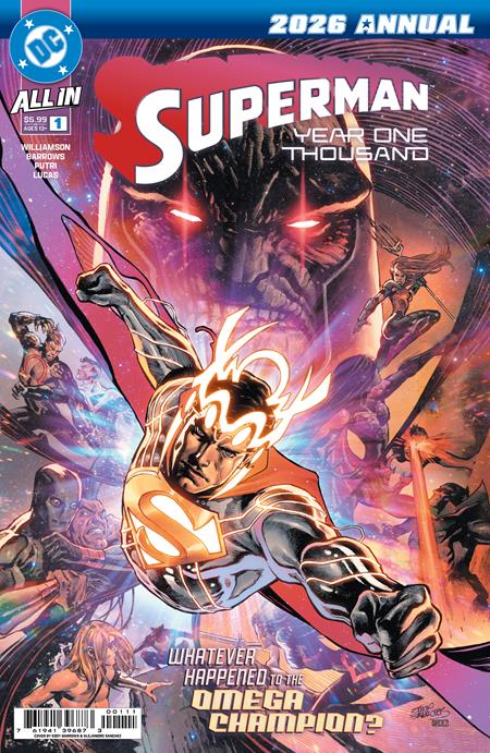 Superman Annual: Year One Thousand 1 Comic Eddy Barrows DC Comics 2026