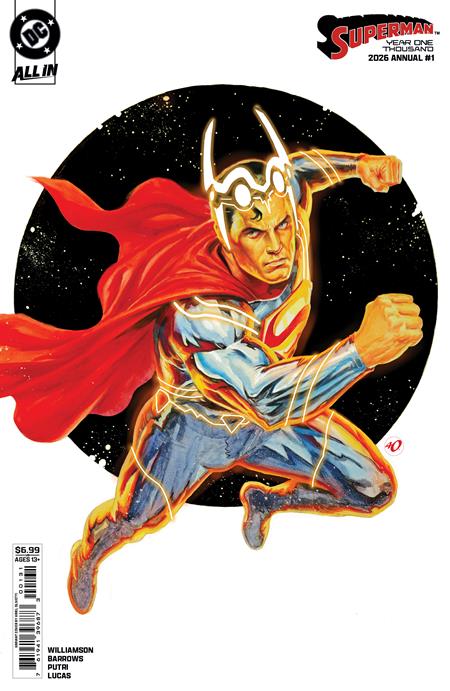 Superman Annual: Year One Thousand 1 Comic Ariel Olivetti Variant DC Comics 2026