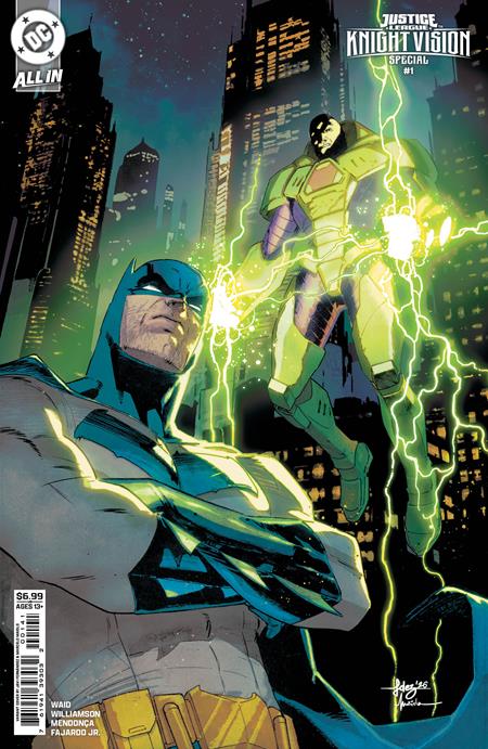 JUSTICE LEAGUE KNIGHT VISION SPECIAL #1 (ONE SHOT) CVR D JAVIER FERNANDEZ CARD STOCK VAR DC Comics Mark Waid, Joshua Williamson Miguel Mendonca Javier Fernandez PREORDER