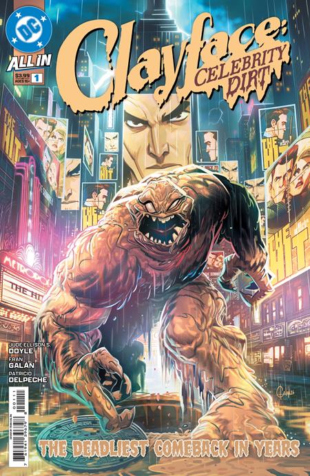 Clayface Celebrity Dirt 1 Comic Fran Galan DC Comics 2026