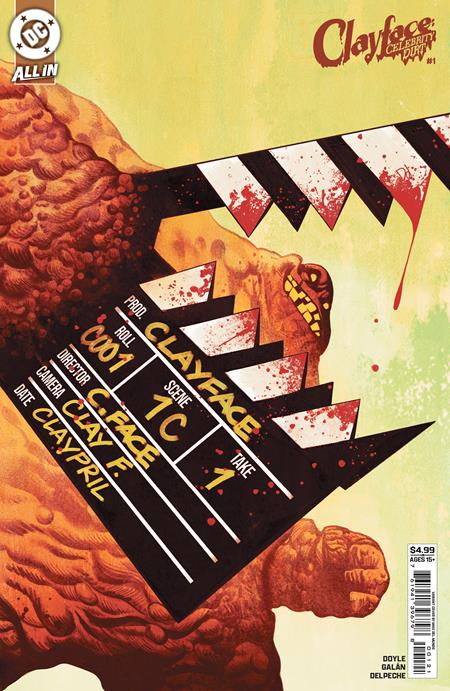 Clayface Celebrity Dirt 1 Comic Mike Del Mundo Variant DC Comics 2026