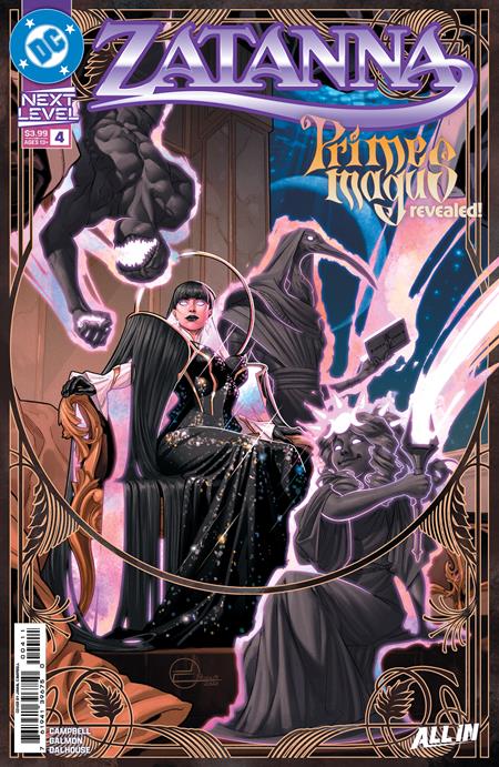 ZATANNA (2026) #4 CVR A JAMAL CAMPBELL DC Comics Jamal Campbell Edwin Galmon Jamal Campbell PREORDER