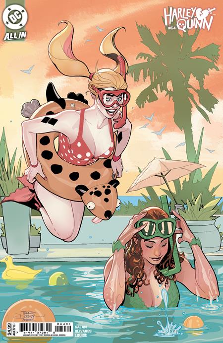 HARLEY QUINN #64 CVR C TERRY DODSON & RACHEL DODSON CARD STOCK VAR DC Comics Elliott Kalan Carlos Olivares Terry Dodson, Rachel Dodson PREORDER