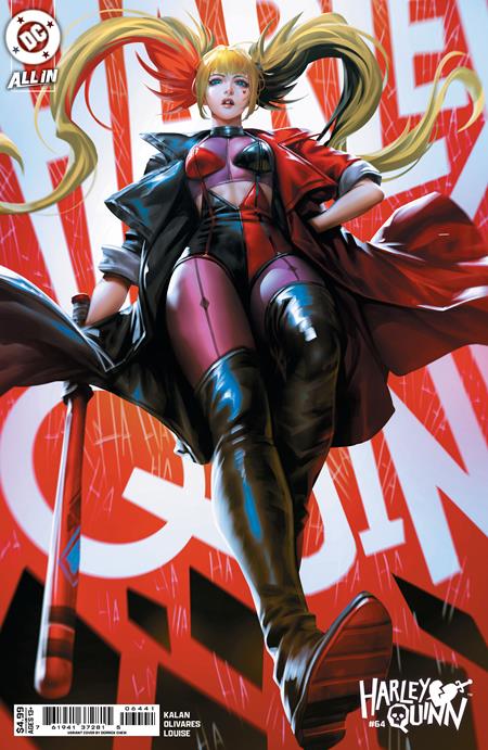 HARLEY QUINN #64 CVR D DERRICK CHEW CARD STOCK VAR DC Comics Elliott Kalan Carlos Olivares Derrick Chew PREORDER