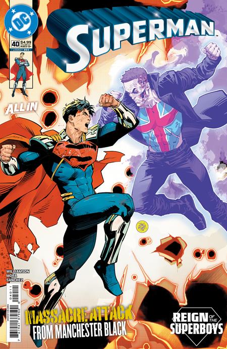 SUPERMAN #40 CVR A DAN MORA DC Comics Joshua Williamson Dan Mora Dan Mora PREORDER
