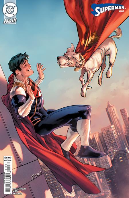 SUPERMAN #40 CVR E TIRSO CONS CARD STOCK VAR DC Comics Joshua Williamson Dan Mora Tirso Cons PREORDER