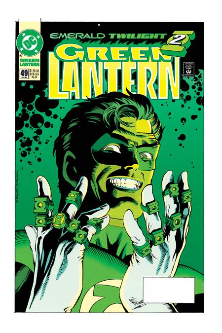 GREEN LANTERN #49 FACSIMILE EDITION CVR A DARRYL BANKS DC Comics Ron Marz Fred Haynes Darryl Banks PREORDER