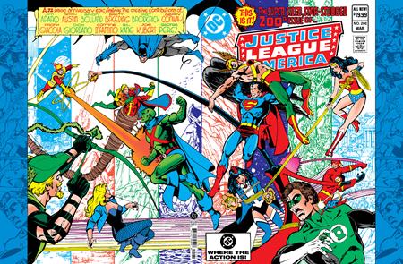 JUSTICE LEAGUE OF AMERICA #200 FACSIMILE EDITION CVR C GEORGE PEREZ FOIL VAR DC Comics Gerry Conway Various George Perez PREORDER