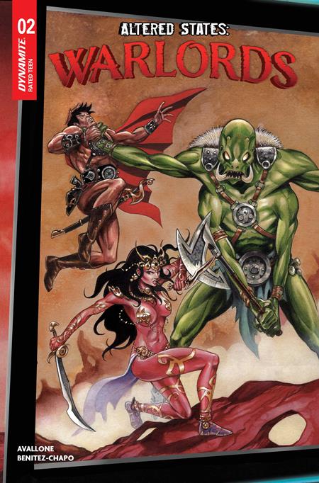 ALTERED STATES WARLORDS #2 CVR B MIKE ROOTH VAR DYNAMITE Entertainment David Avallone Mariano Benitez-Chapo Mike Rooth PREORDER