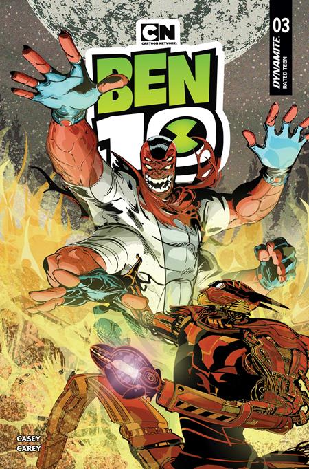 BEN 10 #3 CVR B DUNCAN ROULEAU VAR DYNAMITE Entertainment Joe Casey Robert Carey Duncan Rouleau PREORDER