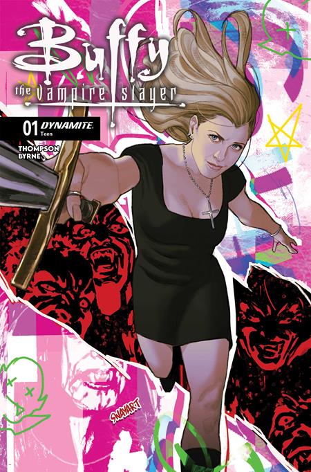 BUFFY THE VAMPIRE SLAYER #1 CVR O INC 1:10 JOSHUA SWAY SWABY FOIL VAR DYNAMITE Entertainment Kelly Thompson Stephen Byrne Joshua Sway Swaby PREORDER