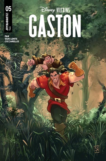 Disney Villains: Gaston 5 Comic Alessandro Ranaldi Dynamite Entertainment 2026