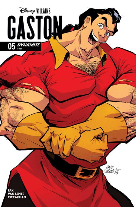 DISNEY VILLAINS GASTON #5 CVR D DAVID COUSENS VAR DYNAMITE Entertainment Greg Pak, Fred Van Lente Milena Ciccarello David Cousens PREORDER