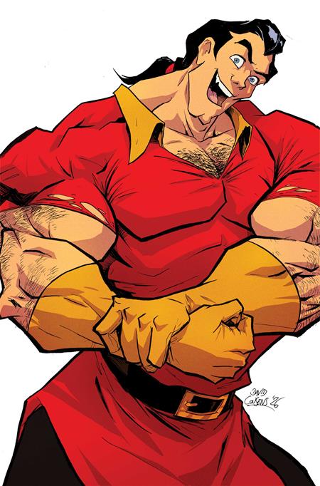 DISNEY VILLAINS GASTON #5 CVR E INC 1:10 DAVID COUSENS VIRGIN VAR DYNAMITE Entertainment Greg Pak, Fred Van Lente Milena Ciccarello David Cousens PREORDER