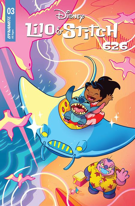 LILO & STITCH 626 #3 CVR A PAULINA GANUCHEAU VAR DYNAMITE Entertainment Chuck Brown, Moana McAdams Elise Pochetta, Edwin Galmon Paulina Ganucheau PREORDER