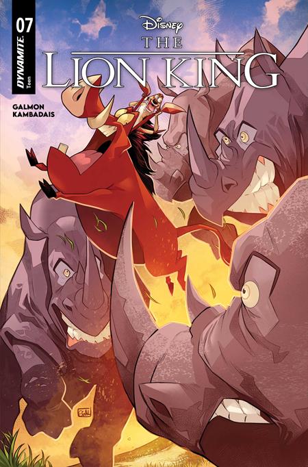 LION KING #7 CVR A EDWIN GALMON DYNAMITE Entertainment Edwin Galmon George Kambadais Edwin Galmon PREORDER