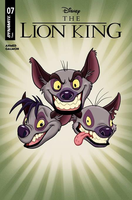 LION KING #7 CVR D CARTOON HEAD VAR DYNAMITE Entertainment Edwin Galmon George Kambadais Cartoon Head PREORDER