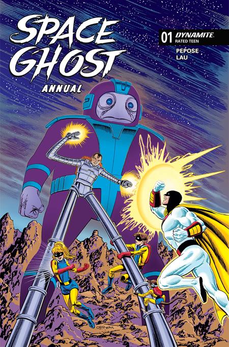 SPACE GHOST ANNUAL #1 (ONE SHOT) CVR D JERRY ORDWAY VAR DYNAMITE Entertainment David Pepose Jonathan Lau Jerry Ordway PREORDER