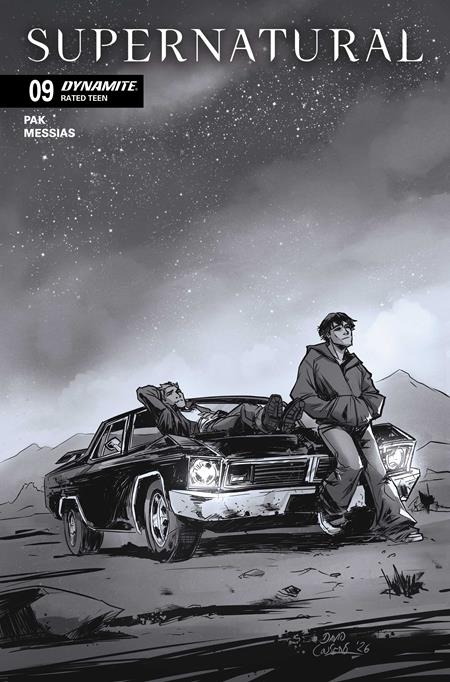 SUPERNATURAL #9 CVR G INC 1:10 DAVID COUSENS LINE ART VAR DYNAMITE Entertainment Greg Pak Eder Messias David Cousens PREORDER