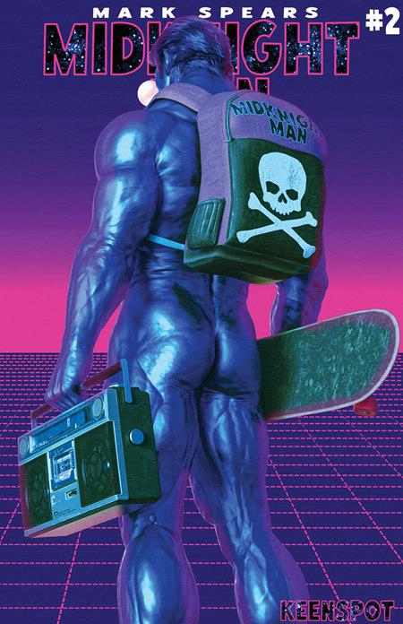 MARK SPEARS MIDKNIGHT MAN #2 CVR E MARK SPEARS ELECTRIC BLUE VAR Ex Posse Holdings Mark Spears Mark Spears Mark Spears PREORDER