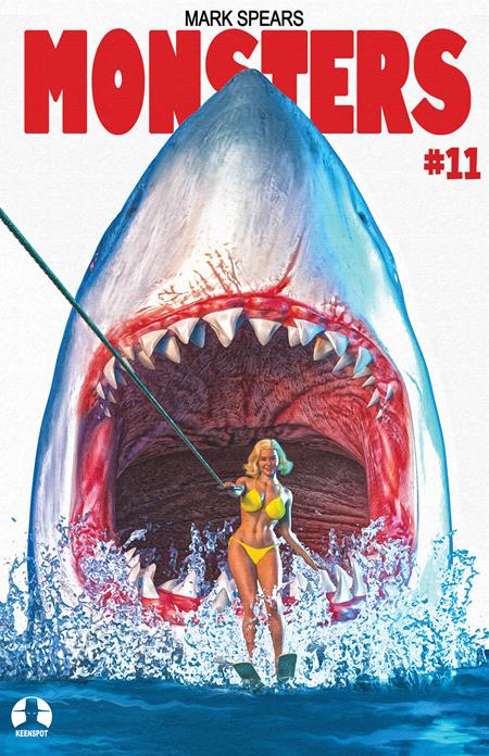 Mark Spears Monsters 11 Comic MShark Week Jaws 2 Homage Variant Keenspot Entertainment 2026