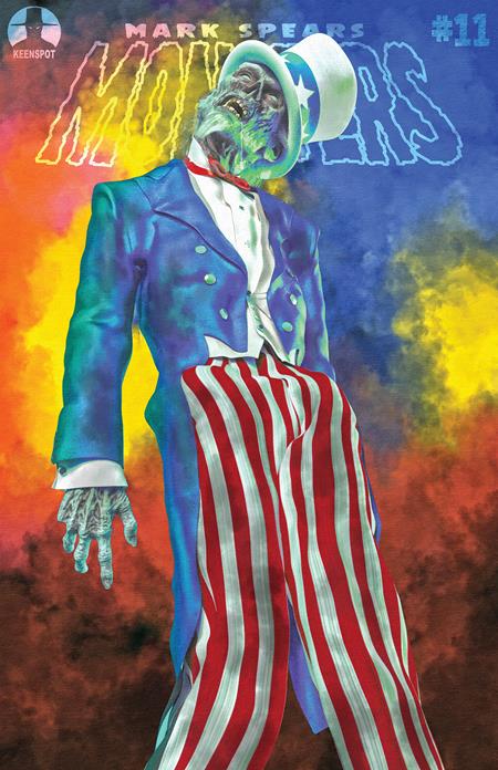 Mark Spears Monsters 11 Comic MRed White & Dead Variant Keenspot Entertainment 2026