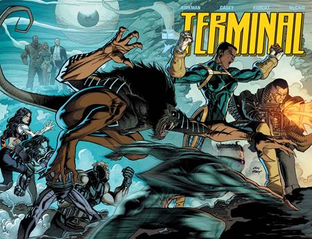 TERMINAL #1 CVR A ANDY KUBERT & DAVE MCCAIG CONNECTING WRAPAROUND (MR) Image Comics Robert Kirkman, Joe Casey Andy Kubert, Dave McCaig Andy Kubert, Dave McCaig PREORDER