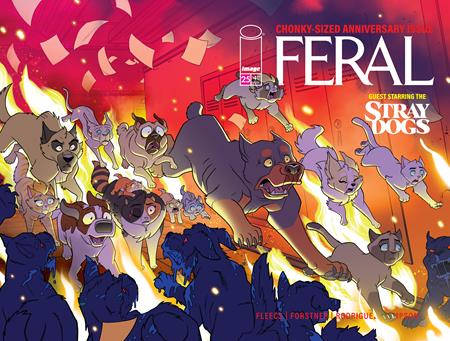 FERAL #25 CVR A TONY FLEECS & TRISH FORSTNER WRAPAROUND Image Comics Tony Fleecs Trish Forstner, Tone Rodriguez, Brad Simpson Tony Fleecs, Trish Forstner, Tone Rodriguez PREORDER